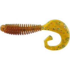 Силикон Reins G-Tail Grub 3" 565 Motor Oil Green Flake