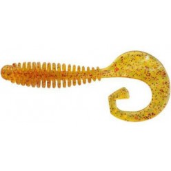 Силикон Reins G-Tail Grub 3" 566 Motor Oil Red Flake