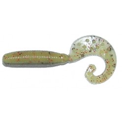 Силикон Reins Fat G-Tail Grub 2" B09 Smoke Mustard